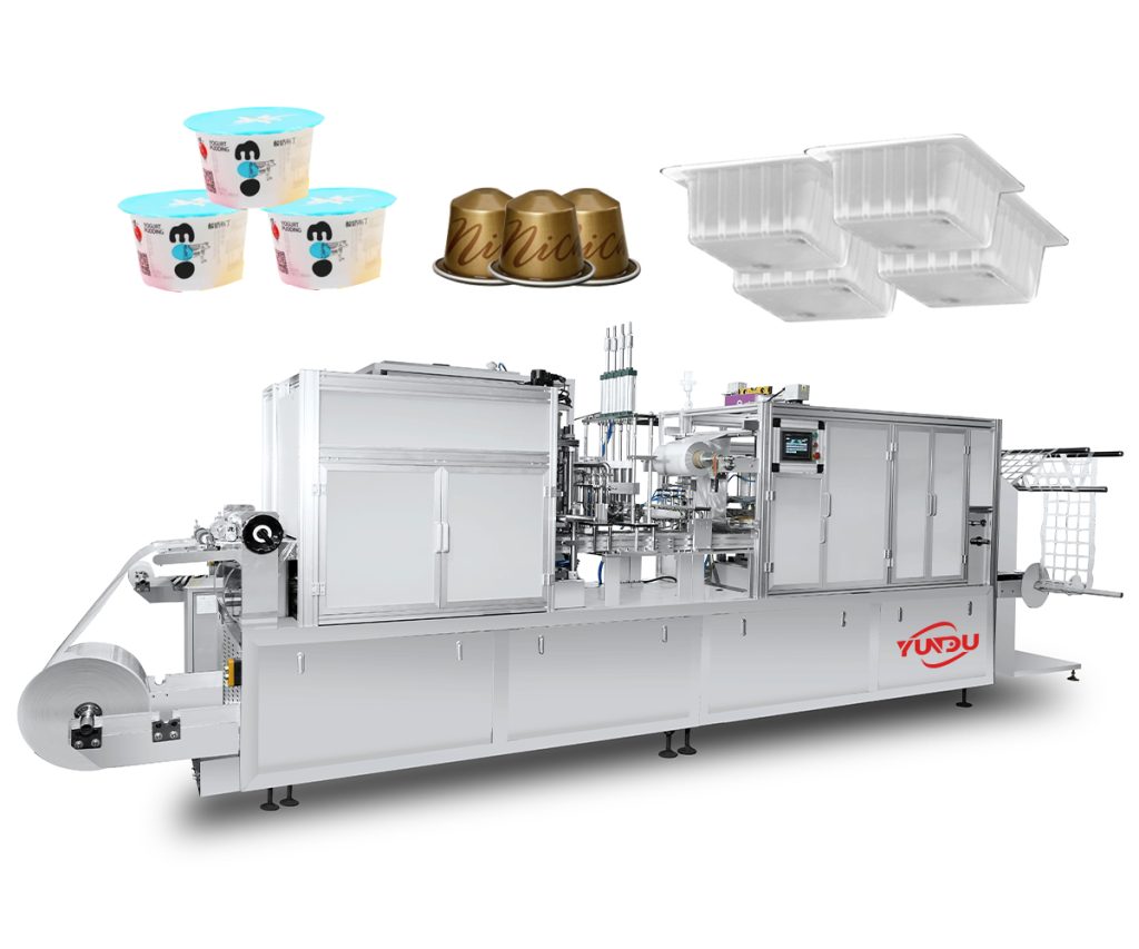 Máquina de llenado y sellado de blísters para miel, gelatina, salsa picante, ketchup y aceite de chile DPP-350