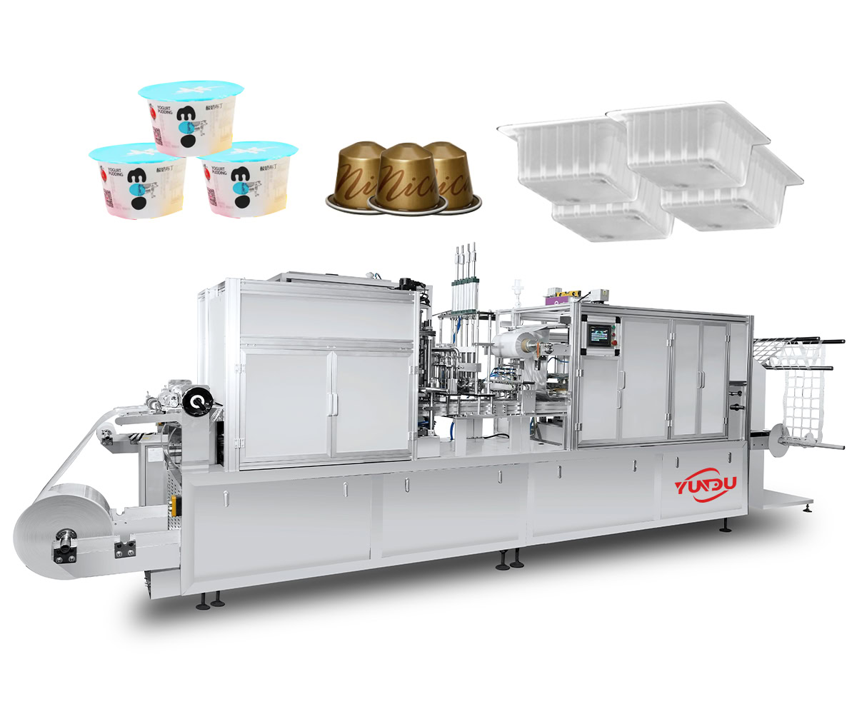 Máy chiết rót và đóng vỉ đựng mật ong, thạch, nước sốt gia vị, tương cà và dầu ớt DPP-350