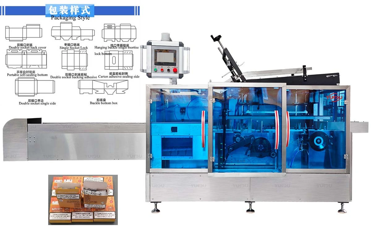 Effervescent Cleansing Tablets Cartoning Machine