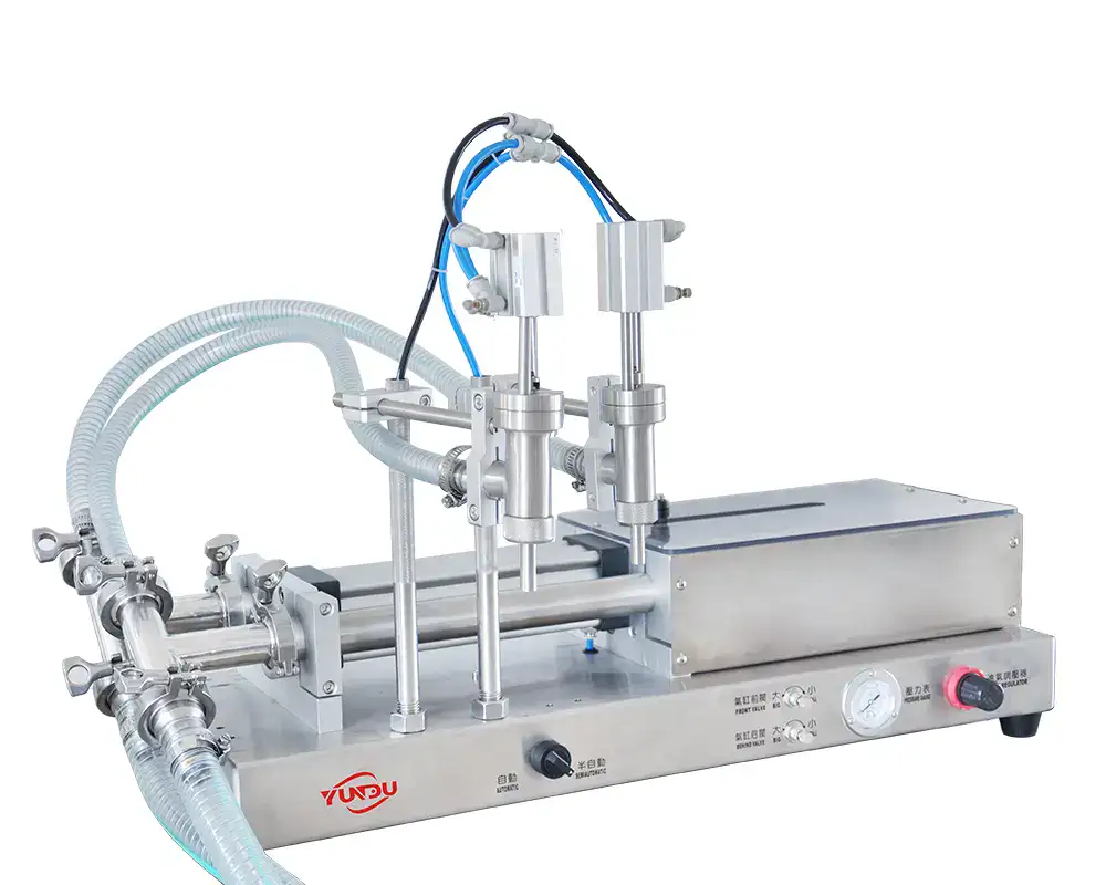 Riempitrice pneumatica a doppia testa YDQY-120-2