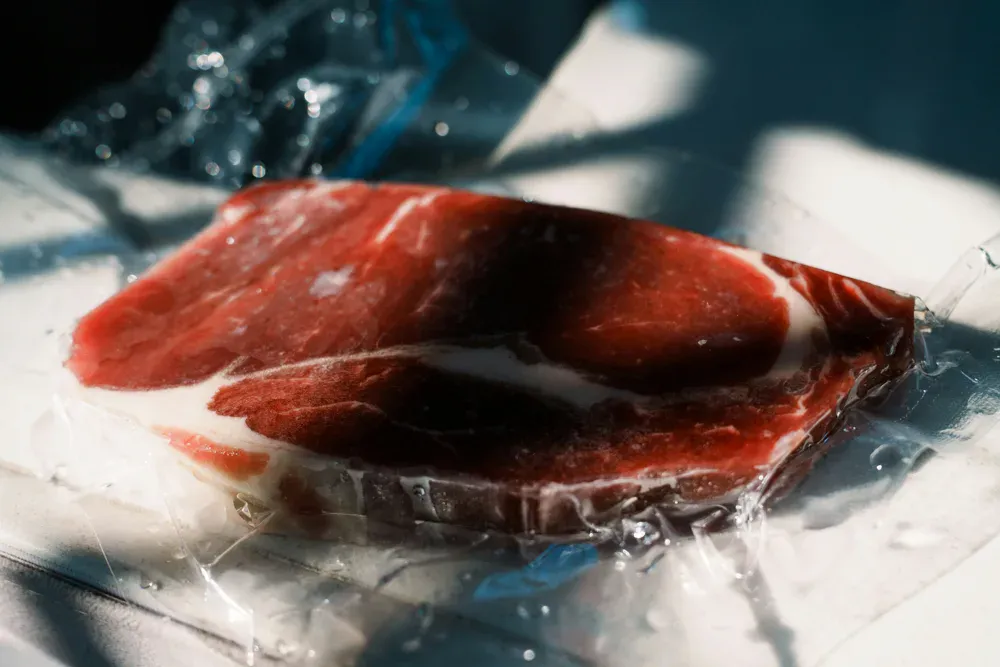 Vacuum-packed meat