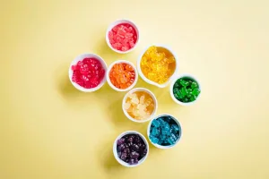 Iron supplement gummy samples made by Yundu gummy production line