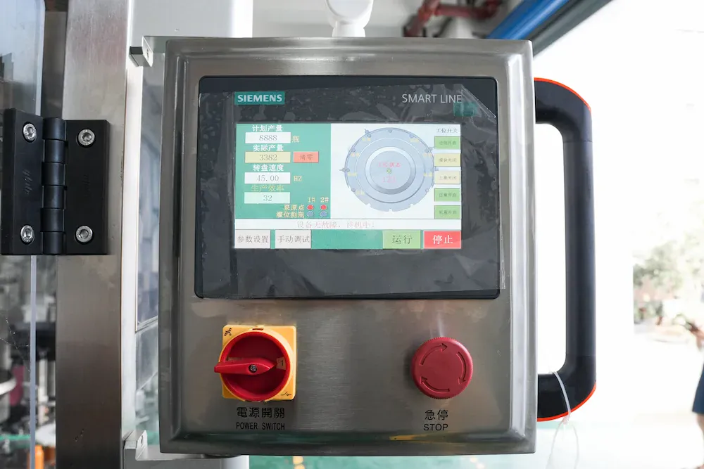 Vial Filling – Operation Panel