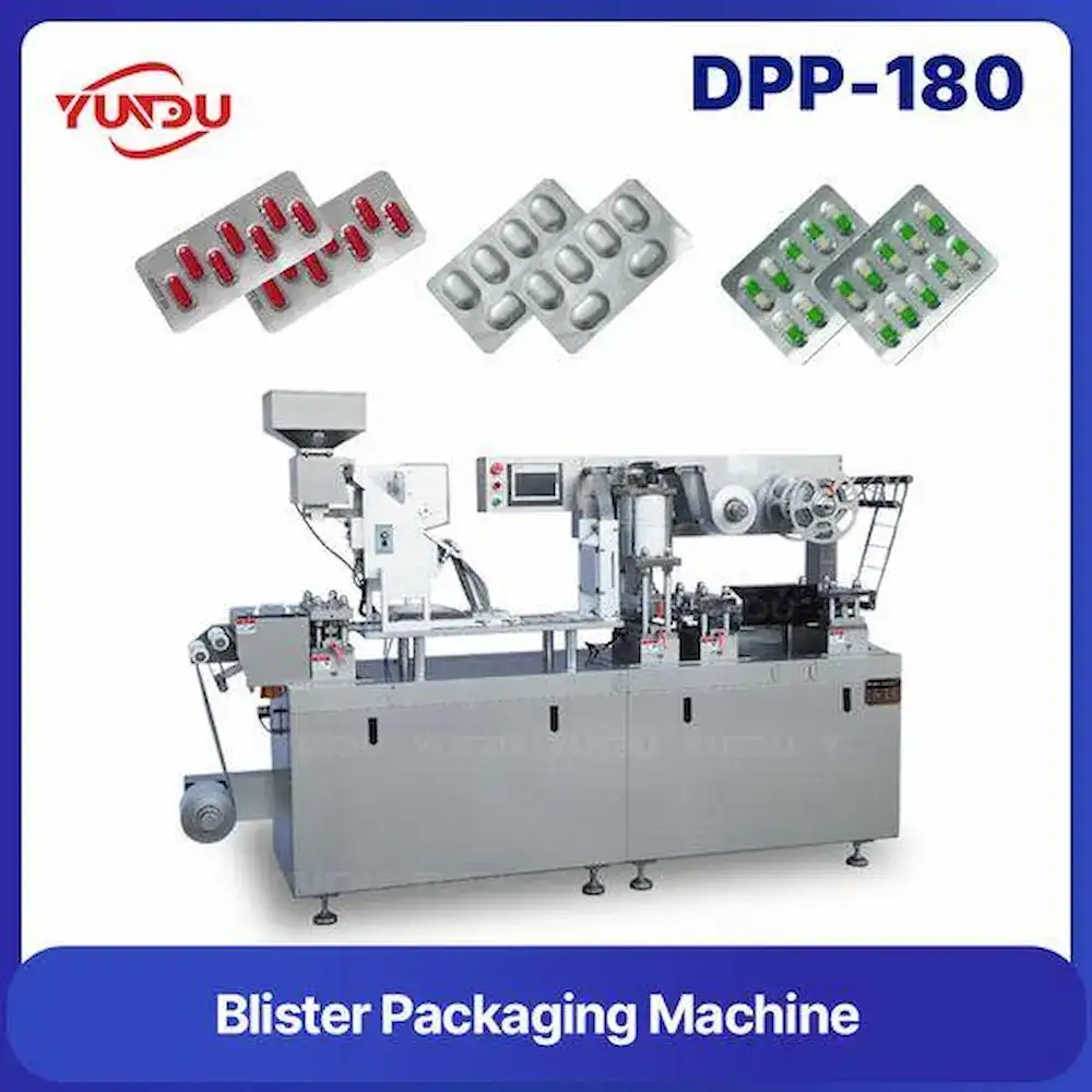 Machine d'emballage sous blister en aluminium et PVC Yundu pour emballage pharmaceutique