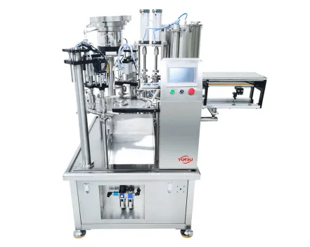 Fully Automatic Double-Head Spout Pouch Filling and Capping Machine